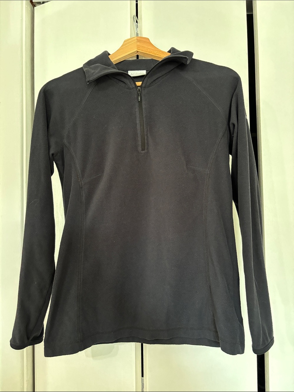 Columbia quarter black Quarter-Zip Fleece Pullover